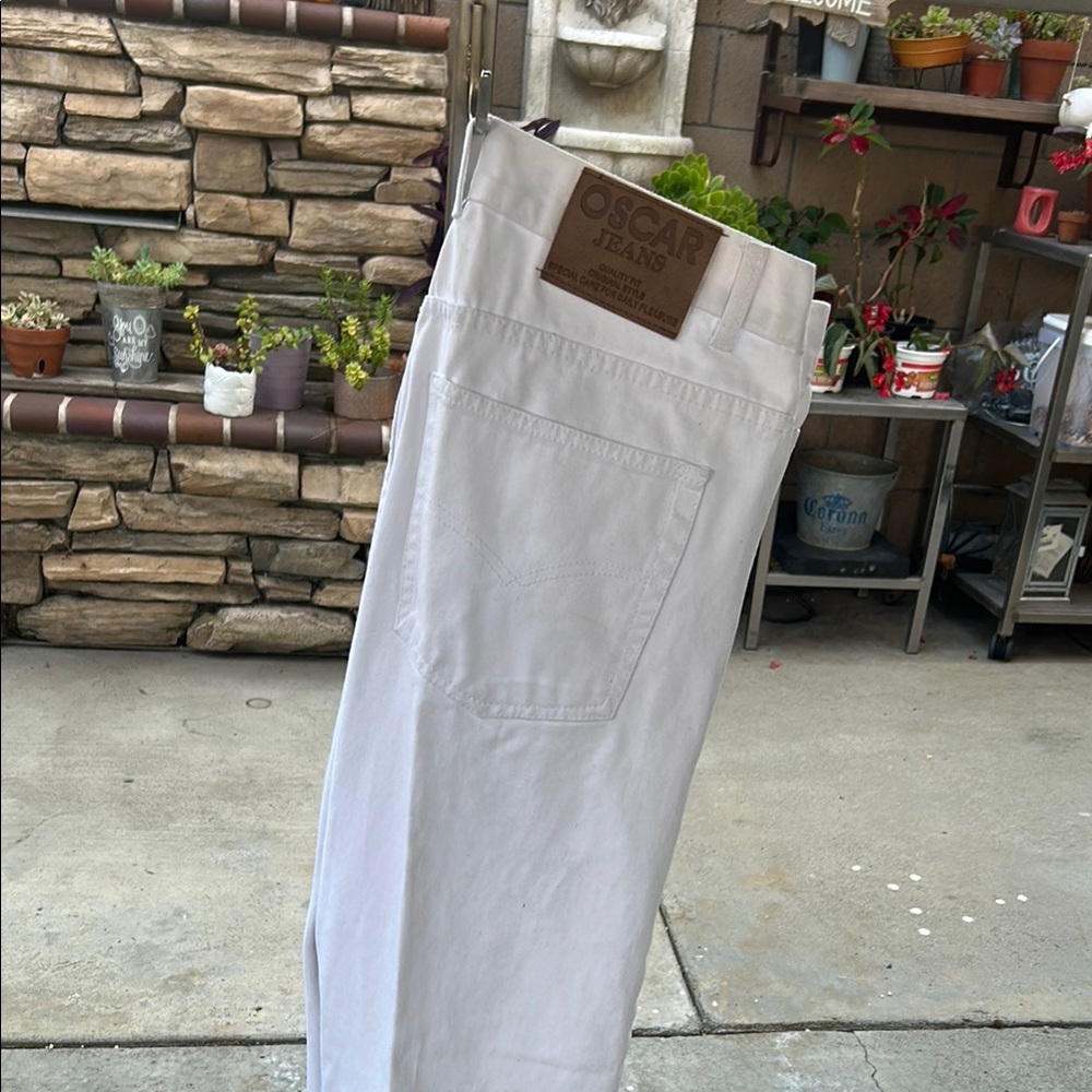 Oscar Jeans White Straight Jeans Classic Style